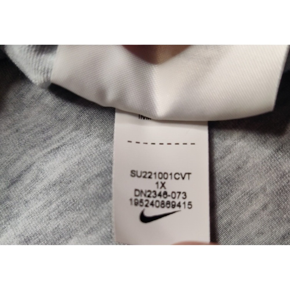 NIKE ONE Women Plus 1X Particle Gray DRI-FIT Luxe Tank Top NEW DN2346 - Picture 8 of 13